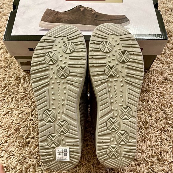 NEW Skecher Men's Melson Memory Foam Slip-on Loafer Shoes Brown, Size 8 (NIB) - Picture 7 of 13